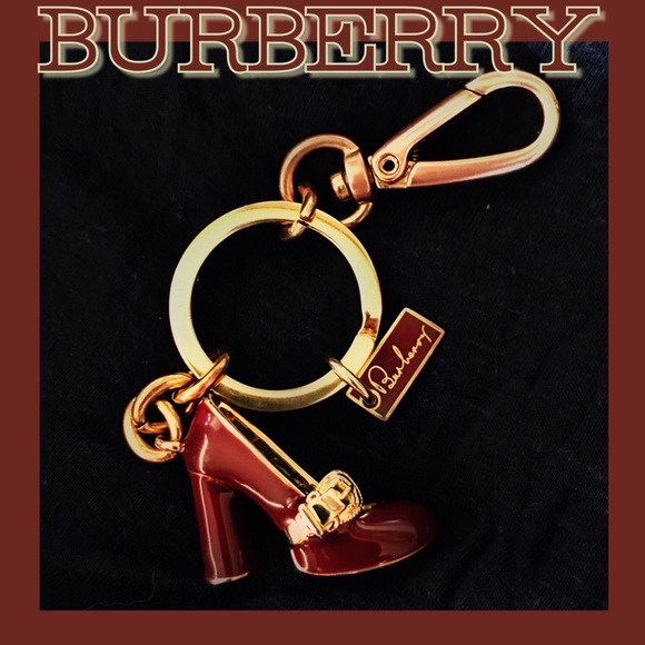 Burberry Accessories - RARE ADORABLE Burberry Keychain/Charm